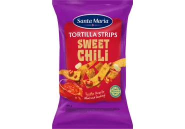 Tortiļu čipsi ar saldo čili SANTA MARIA 185g