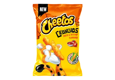 Kukurūzų užkandis CHEETOS, sūrio ir kečupo skonio, 165 g