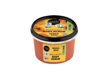 Kūno šveitiklis ORGANIC SHOP PAPAYA & SUGAR, 250 ml