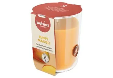 Kvapi žvakė stiklinėje BOLSIUS mango, 97/85 mm