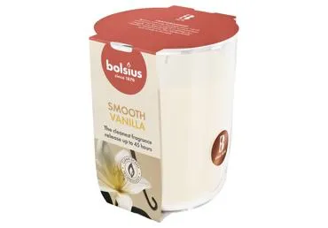 Kvapi žvakė stiklinėje BOLSIUS vanilla, 97/85 mm