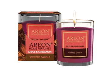 Aromātiska svece AREON Apple&Cinnamon 7x8cm
