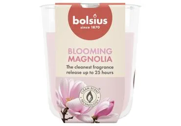 Kvapni žvakė stiklinėje BOLSIUS magnolia, 80/73 mm