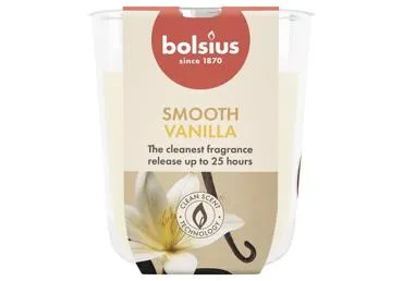 Kvapni žvakė stiklinėje BOLSIUS, vanilla 80/73 mm