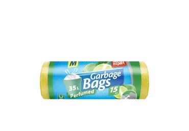 Kvapnūs šiukšlių maišai HOME EXPERT, 35 l, 15 vnt, 15 vnt.