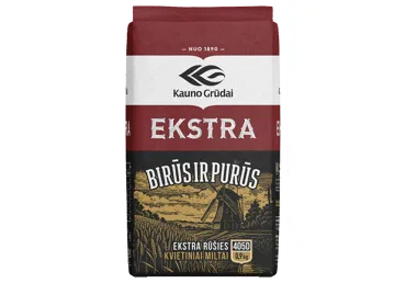 Kvietiniai EKSTRA miltai, 405 D, 900 g