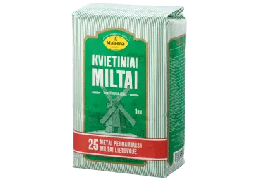 Kvietiniai miltai MALSENA, a. r., 550 D, 1 kg