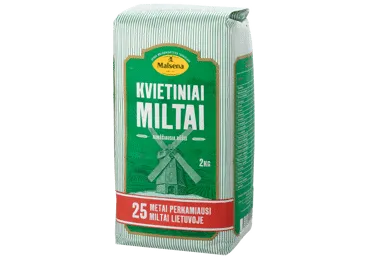 Kvietiniai miltai MALSENA, a. r., 550 D, 2 kg