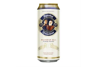 Kvietinis alus APOSTEL WEISSBIER HELL, 500 ml