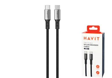 Laidas HAVIT, Type C - Type C, 60W, 1 m