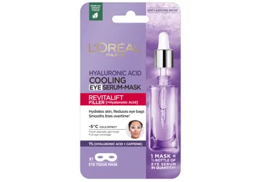 Lakštinė paakių kaukė L'OREAL, 1 vnt.