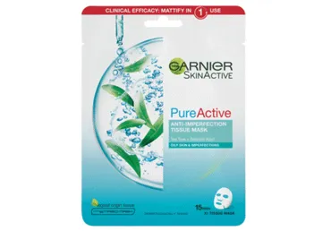 Lakštinė veido kaukė GARNIER, 23 g