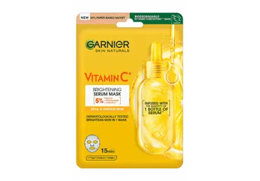 Lakštinė veido kaukė GARNIER VITAMIN C, 28 g