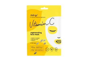Lakštinė veido kaukė KILIG VITAMIN C, 28 g