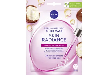 Lakštinė veido kaukė NIVEA SKIN RADIANCE, 1 vnt.