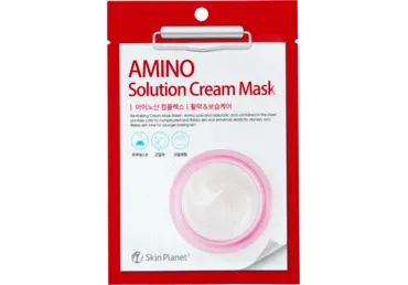 Lakštinė veido kaukė SKIN PLANET Amino Soliuton Cream , 30g