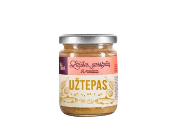 Lašišos, garstyčių ir medaus užtepas, 155 g