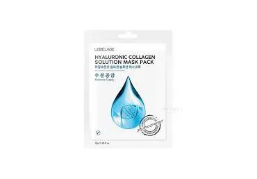 LEBELAGE lakštinė veido kaukė HYALURONIC COLLAGEN SOLUTION, 25g