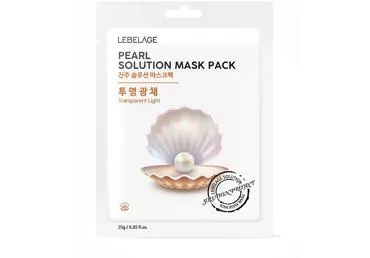 LEBELAGE lakštinė veido kaukė PEARL SOLUTION, 25 g