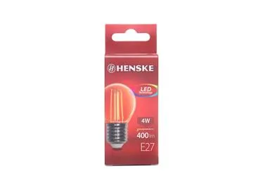 LED lemputė G45 E27 4W 470lm HENSKE