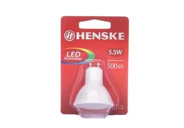 LED lemputė GU10 5,5W 500lm HENSKE
