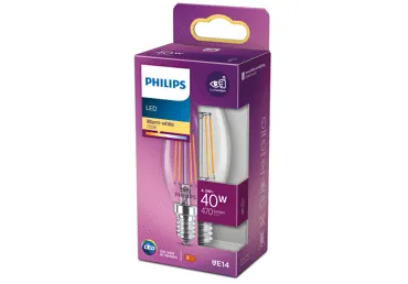 LED lemputė PHILIPS, E14, 40 W, 470 lm, 1 vnt.