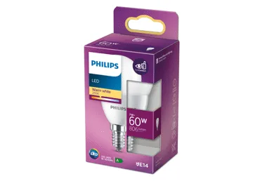 LED lemputė PHILIPS, E14, 60 W, 806 lm, 1 vnt.