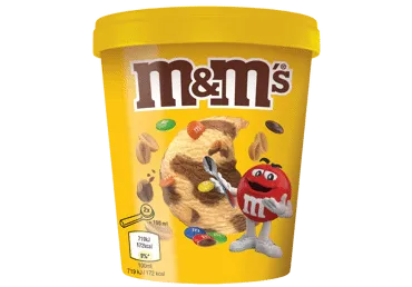 Ledai M&M's su žemės riešutais, 306 g