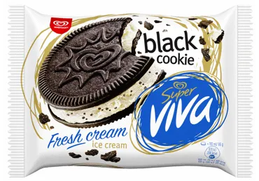 Saldējums SUPER VIVA šokolādes cepumu 66g