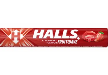 Pastila HALLS Fruitwave Strawberry 45g
