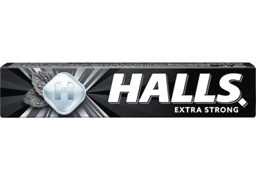 Ledinukai HALLS EXTRA STRONG, 33,5 g