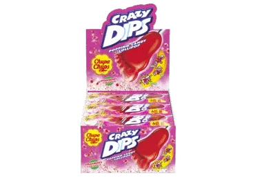 Ledenes CHUPA CHUPS Crazy Dips zemeņu 14g