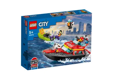 LEGO® City Ugniagesių kateris 60373 Konstruktoriaus rinkinys (144 dalys)