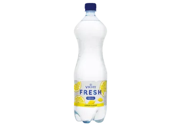 Lengv. gaz. geriamasis vanduo VICHY FR.BUBBLES,cit. sk.,1,5l, 1.5 l