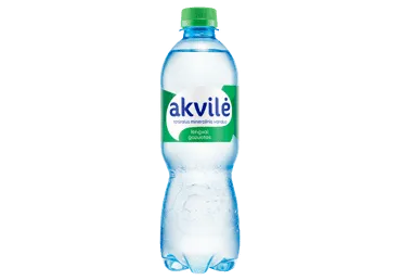 Lengvai gazuotas natūralus mineralinis vanduo AKVILĖ, 500 ml