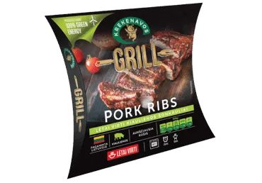 Lėtai virti marinuoti KREKENAVOS kiaulienos šonkauliai, 1 kg