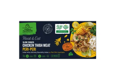 Lėt.virta višč.šlaun.mėsa su PERI PERI marin. HEAT&EAT, a.r., 400 g