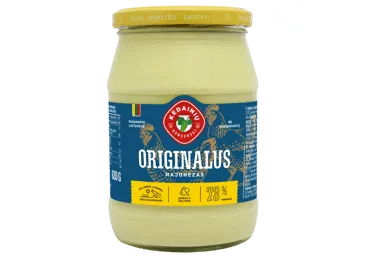 LIETUVIŠKAS ORIGINALUS majonezas su tryniais, 73 % rieb., 620 g