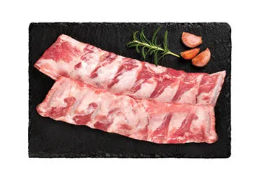 Lietuviški kiaulienos šonkauliai, atšaldyti, be antibiotikų, 1 kg