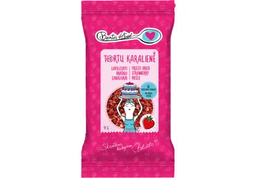 Liofilizuoti braškių gabaliukai BEATOS VIRTUVĖ, 9g