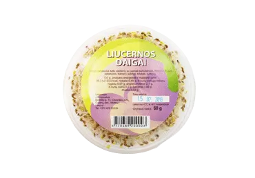 Liucernų daigai, 60 g