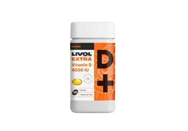 LIVOL EXTRA Vitaminas D 4000 TV, 120 kaps.