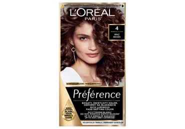 L'Oreal Paris Preference ilgalaikiai plaukų dažai, 4.0