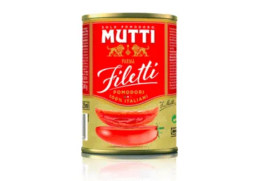 Lupti, smulkinti pomidorai MUTTI, FILETTI, 400 g