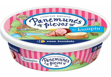 Lydytas PANEMUNĖS PIEVŲ kremas su kumpiu, 22 % rieb., 160 g