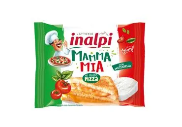 Lydytas sūris Mamma Mia INALPI riekelėm, 41%, 20x150 g