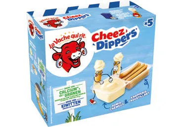 Lydytas sūris su lazdelėmis LA VACHE QUI RIT, 15,5 % rieb., 175 g