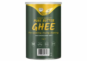 Lydytas sviestas GHEE AMRITA, 99,8 % rieb., 1 kg