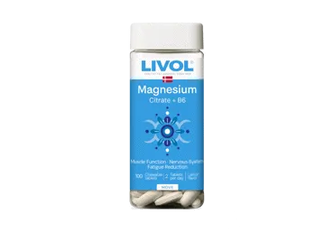 Magnio citratas + B6 LIVOL, 100 tablečių