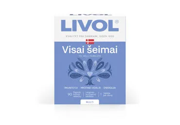 Maisto papildas LIVOL MULTI visai šeimai, 90 vnt.